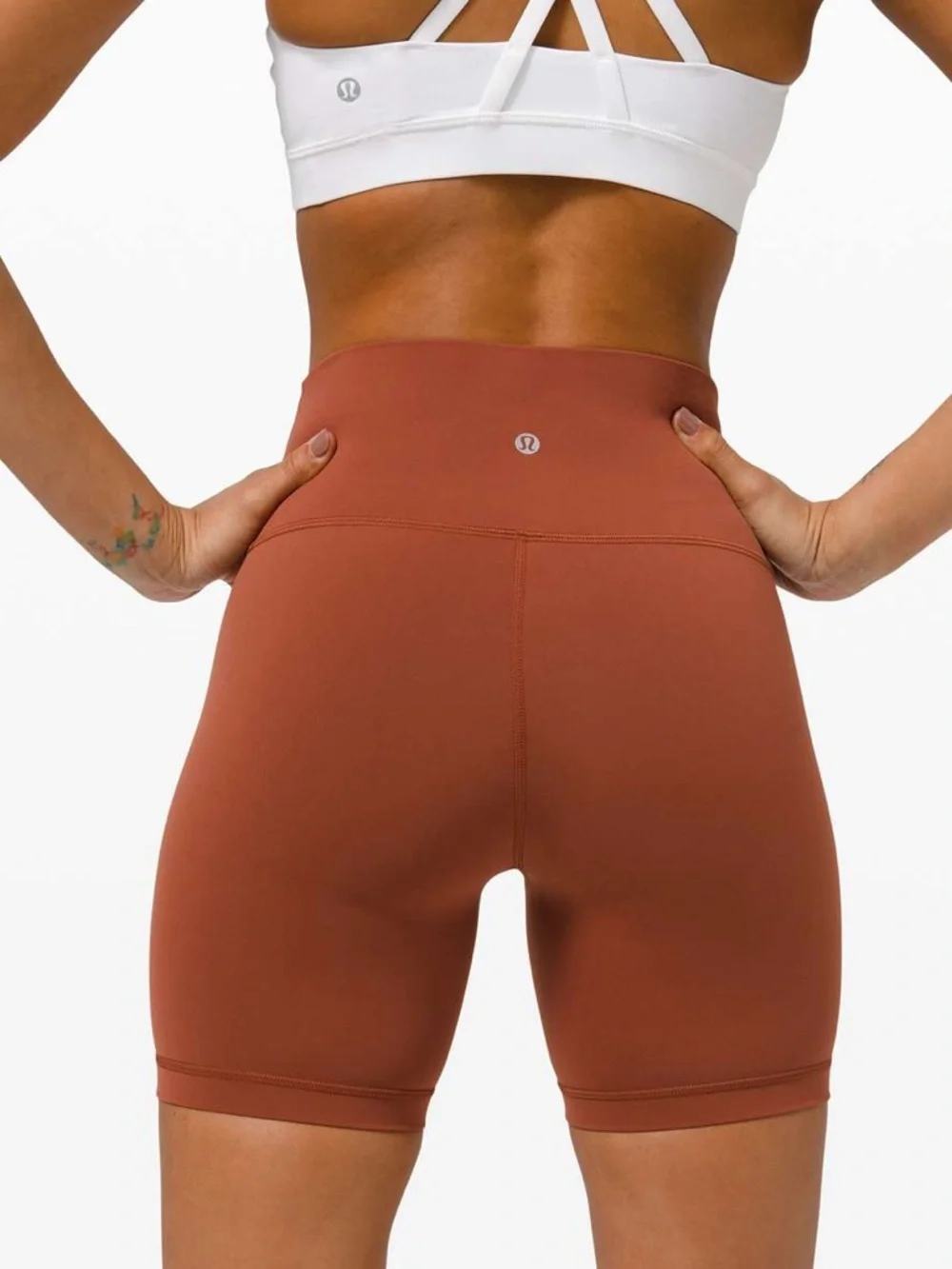 Lululemon Wunder Train High-Rise Short 6” Dark Terracotta SZ 4